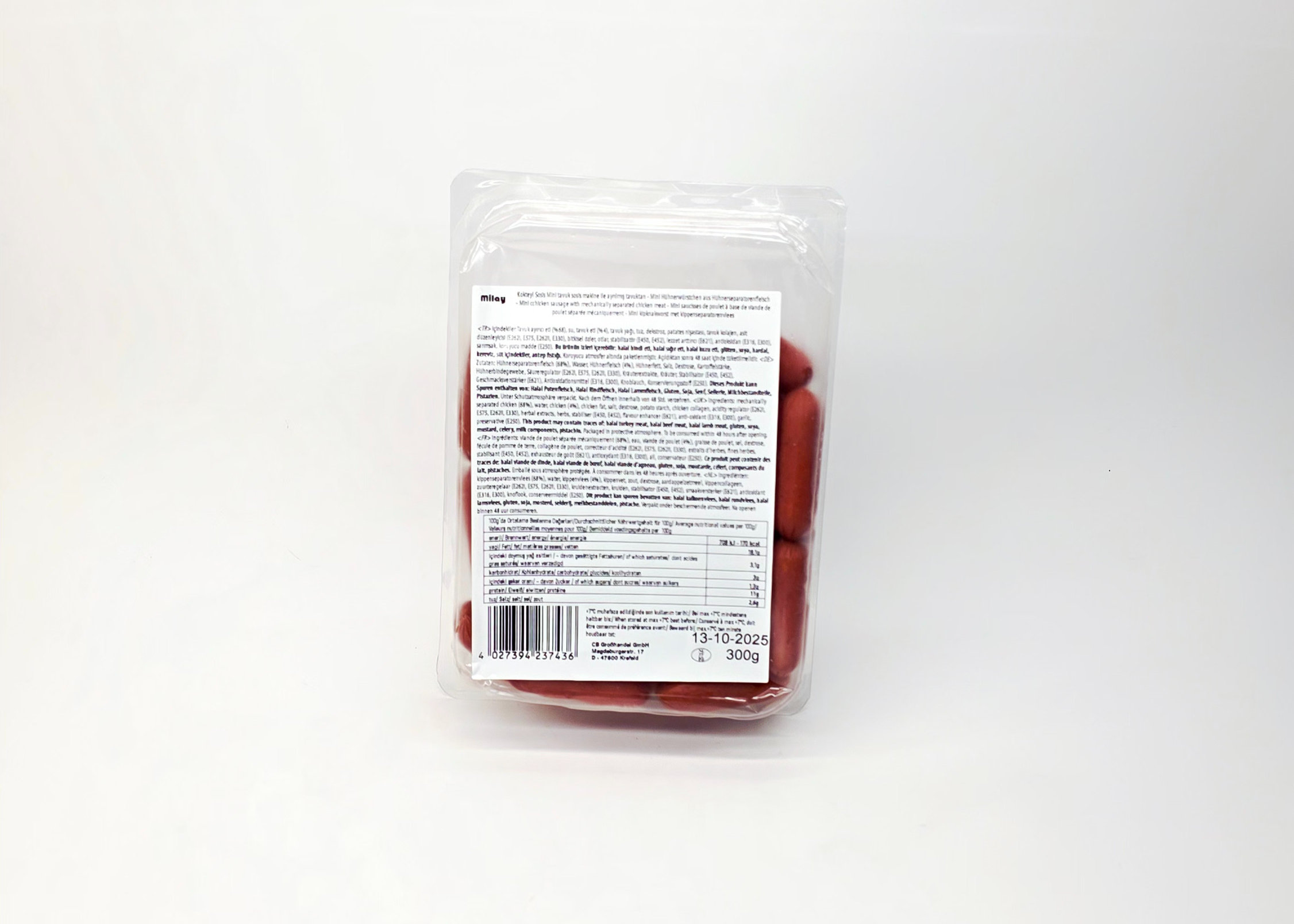 Milay Hühner Cocktailwürstchen - Tavuk kokteyl Sosis 300g