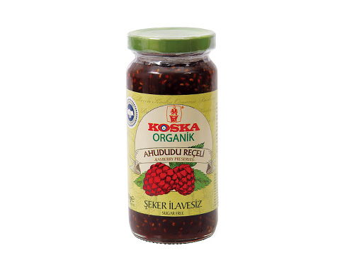 Koska Organik Şeker İlavesiz Ahududu Reçeli -  Bio Himbeerkonfitüre ohne Zucker 300g