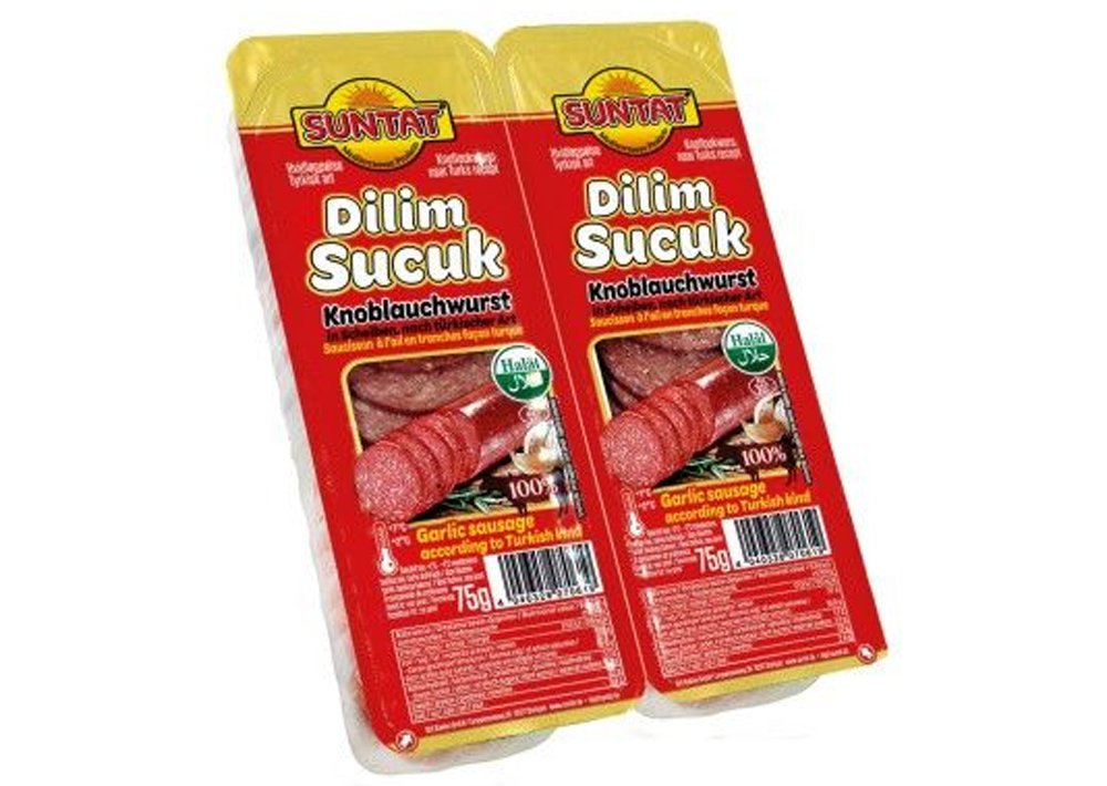 Suntat Knoblauchwurst in Scheiben - Dana Dilim Sucuk 150g