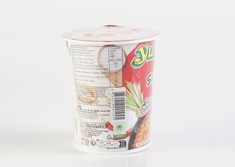 Yum Yum Garnelen Instant Nudeln im Becher - Karidesli Bardak Noodle 70g