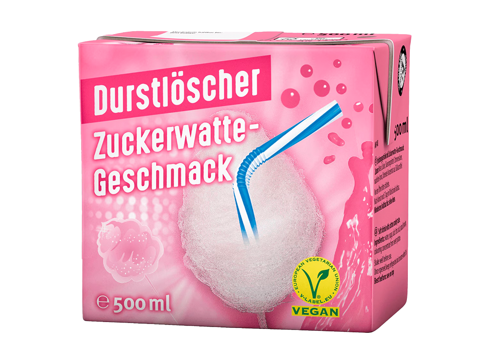 Durstlöscher Pamukşeker aromali Içecek - Zuckerwatte 500ml