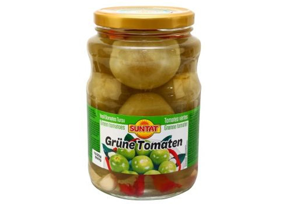 Suntat Grüne Tomaten in Salzlake - Yesil Domates Tursu 1700ml