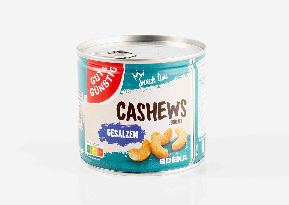 EDEKA Cashews Geröstet und Gesalzen-  Kavrulmuş ve Tuzlu Kaju 150 g