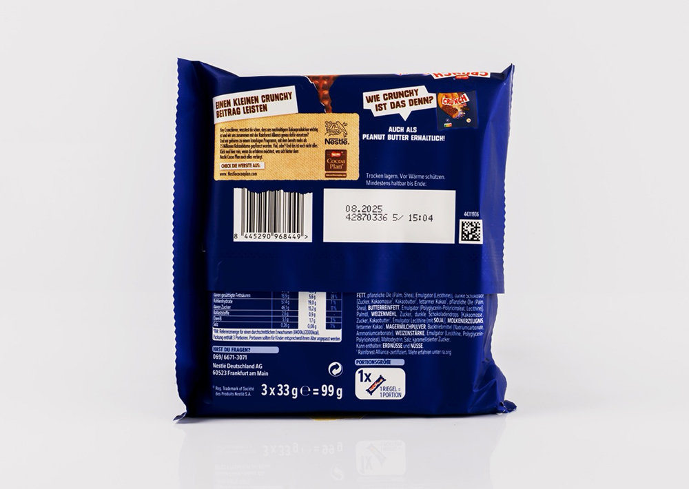 Nestlé Crunch Snack - Crunch Atıştırmalık 3×33 g (99 g)