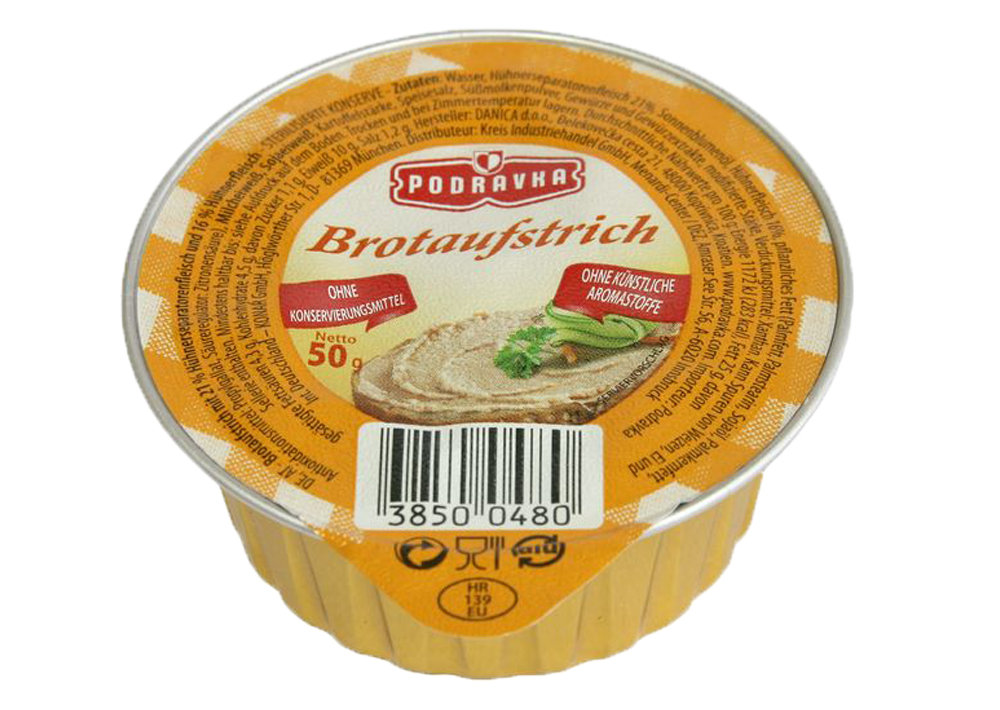 Podravka Hühnerfleischaufstrich 50g