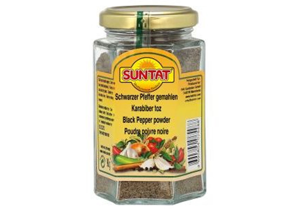 Suntat Pfeffer Schwarz Gemahlen - Karabiber 90g
