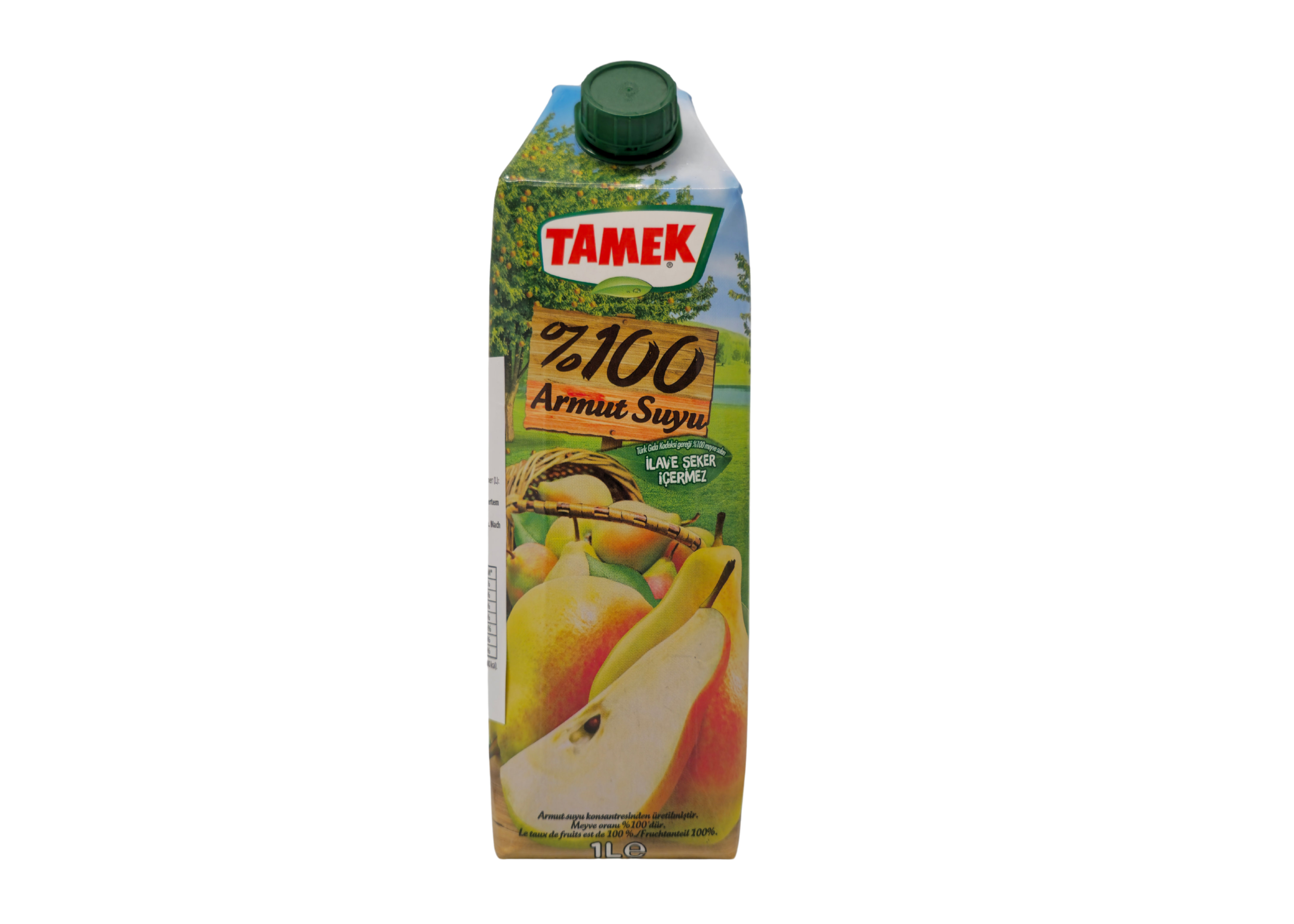 Tamek Birnensaft 100% Tetra - %100 Armut Suyu 1L Tetra