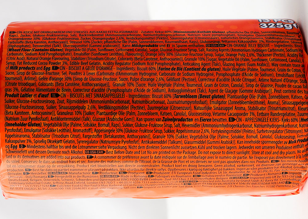 ETI Cin Orangen Biscuits 325g