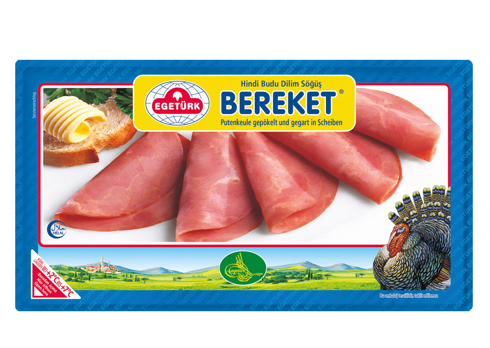 Egetürk Bereket Putenkeule gepökelt und gegart - Hindi Dilim Sögüs 100g