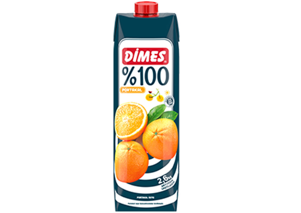 Dimes Orangensaft - %100 Portakal Suyu 1L