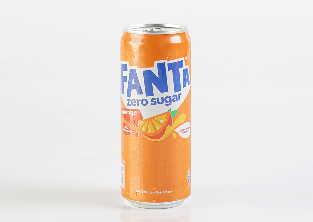Fanta Orange Zero Sugar Dose - Şekersiz Portakallı Gazoz 330ml