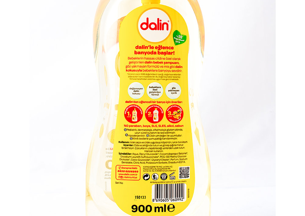Dalin Bebek Şampuanı - Baby Shampoo 900 ml