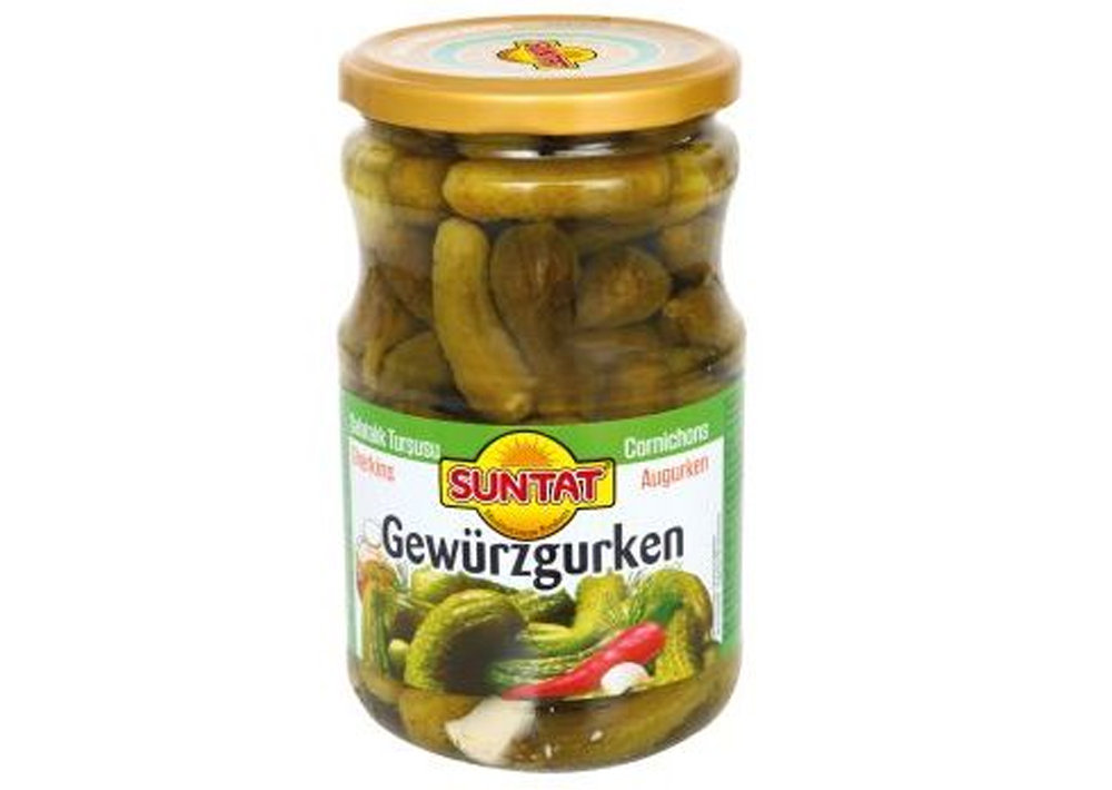 Suntat Gewürzgurken in Scheiben - Dilimli Salatalik Tursu 320g