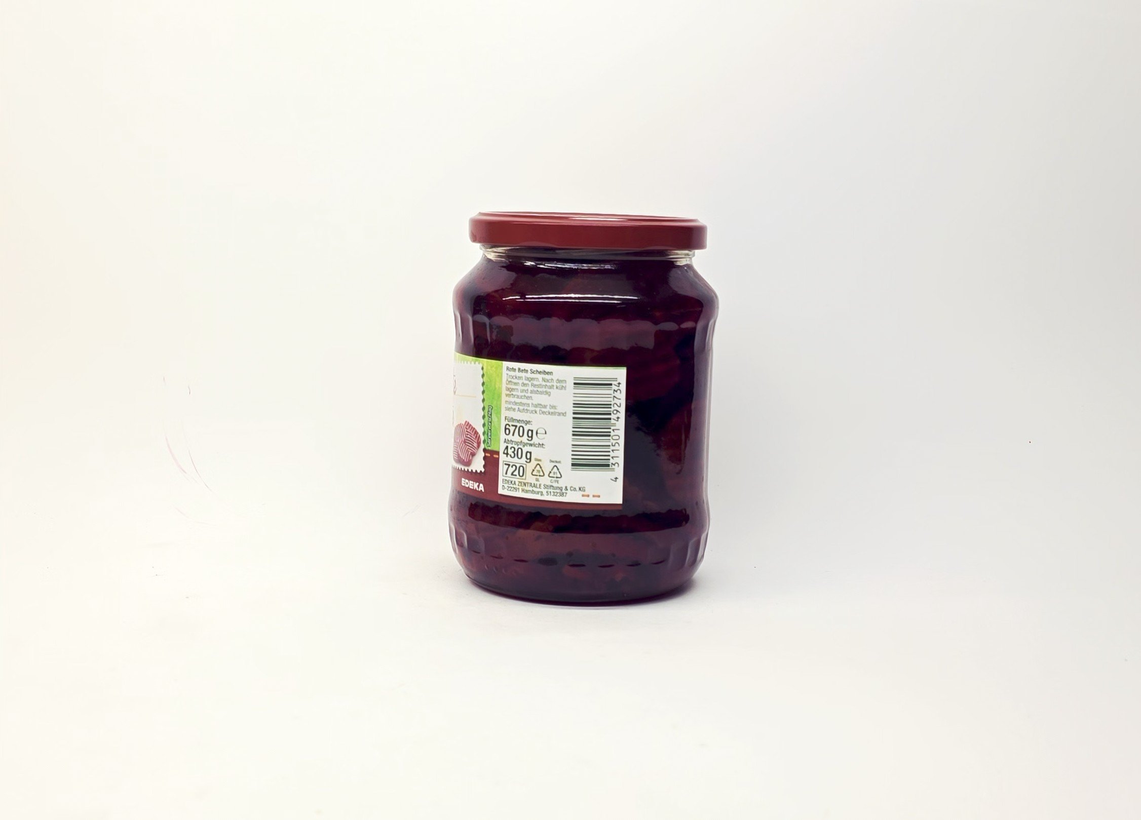 Gut & Günstig Rote Beete - Kırmızı Pancar 670g