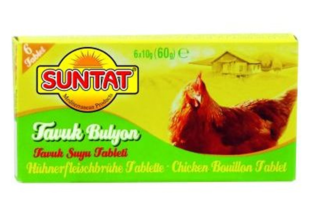 Suntat Hühnerfleischbrühe Tabletten - Tavuk Suyu 10g