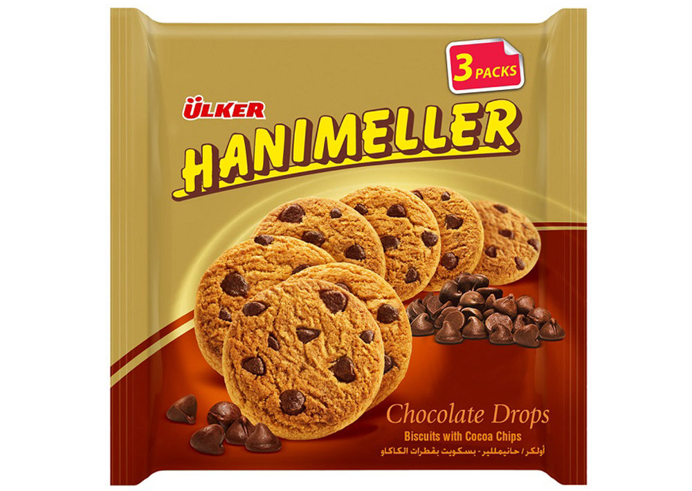Ülker Hanimeller Cokodamla Cikolatali Bisküvi 246g (3x82g)