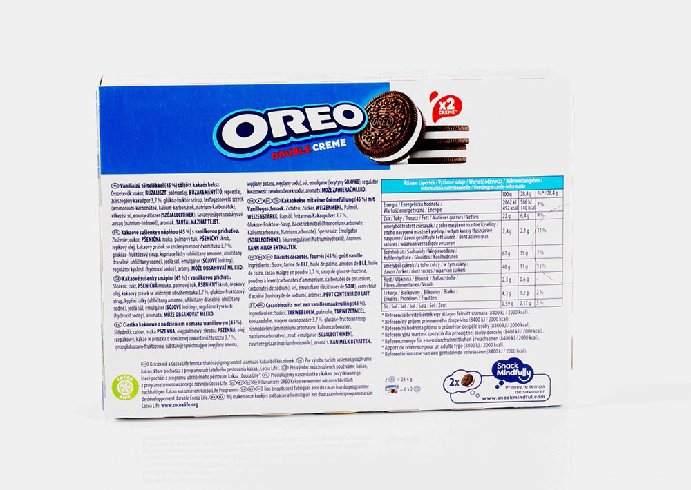 Oreo Double Creme- Çift Kremalı Oreo Bisküvi 170 g