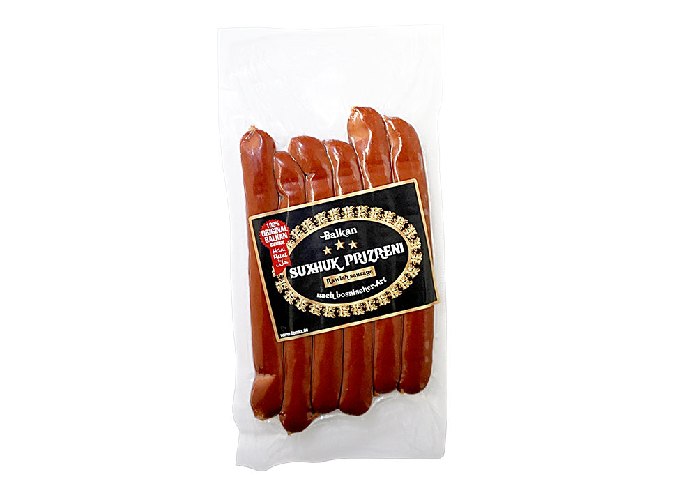 Balkan Knoblauchwurst - Prizreni Kosova Parmak Sucuk 500g