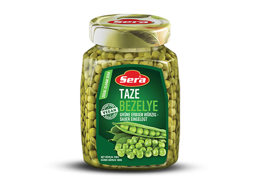 Sera Grüne Erbsen-Sauer Eingelegt - Bezelye 420g
