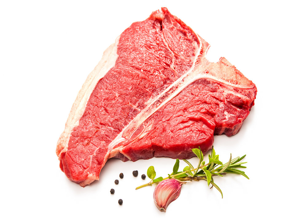 Rinder T-Bone Steak - Sığır Kemikli T-Bone Biftek 1Kg