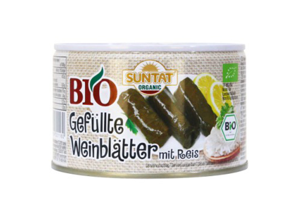 Suntat Bio Gefüllte Weinblätter - Organik Yaprak Sarma 400g