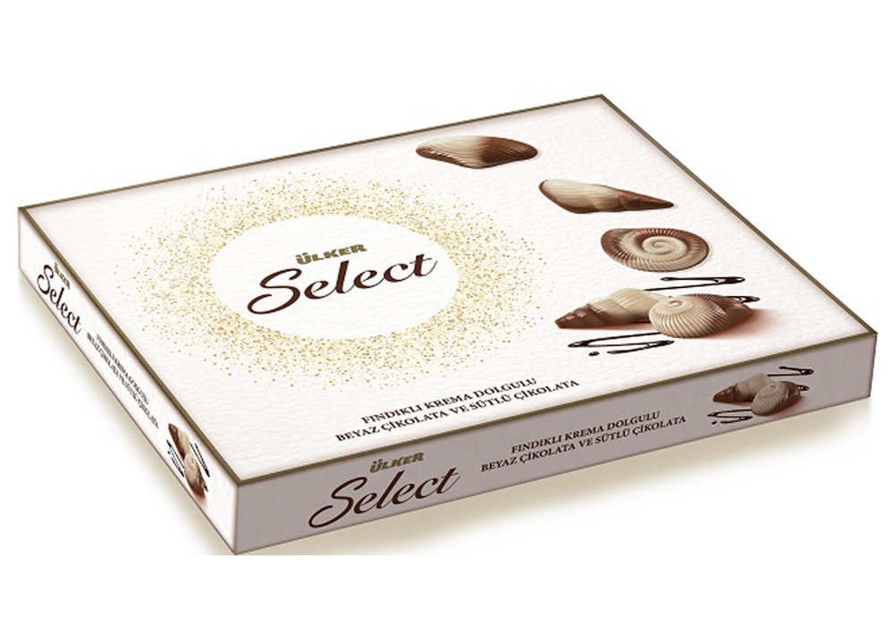 Ülker Select Findik Kremali Beyaz ve Sütlü Cikolatali 240g