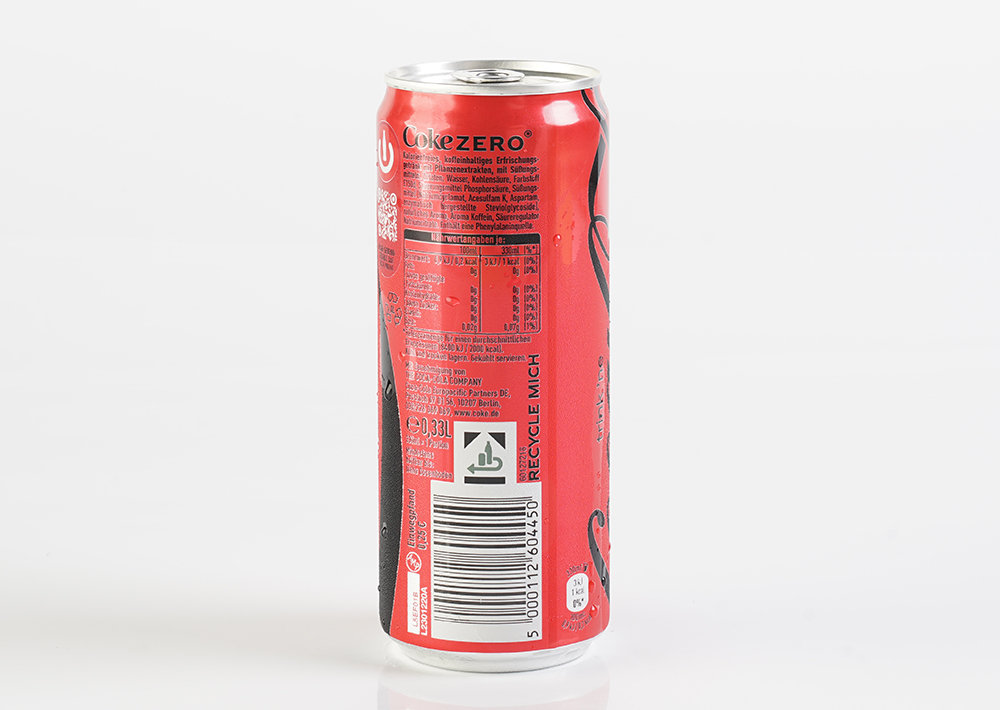 Coca Cola Zero Sugar Dose - Şekersiz Kutu Kola 330ml