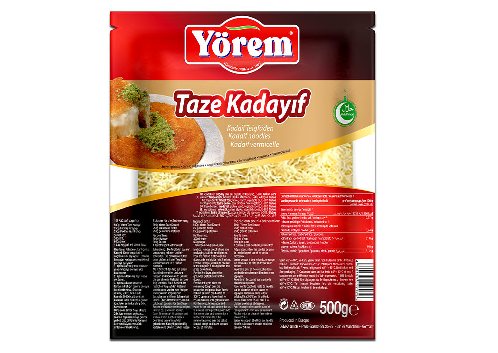 Yörem Teigfäden - Taze Kadayıf 500g