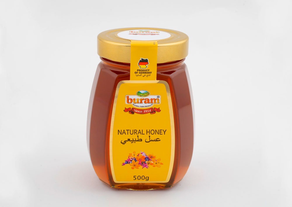 Buram Süzme Çiçek Balı - Wabenhonig 500g