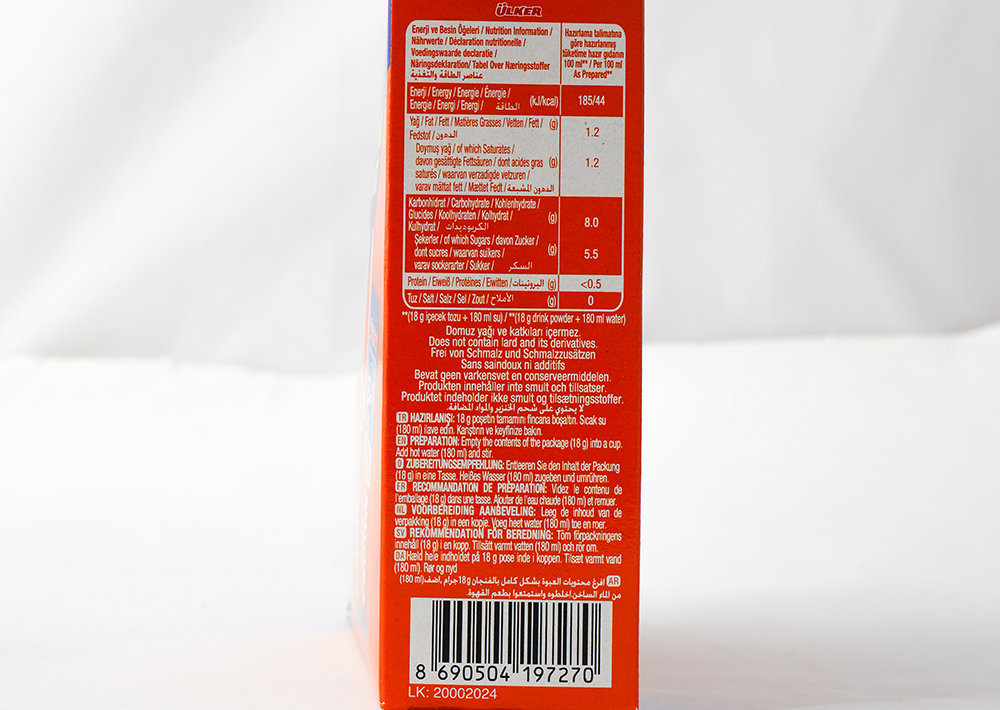 Ülker Cafe Crown - Instantkaffee 3 in1 mit Haselnuss- 10x18g