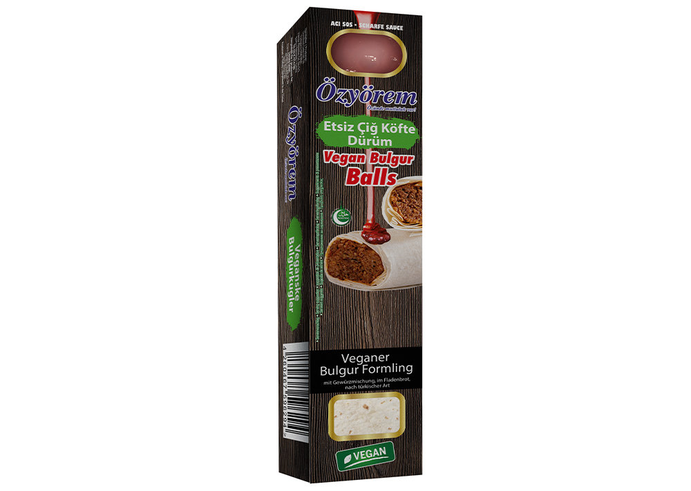 Özyörem  Vegan Bulgur Balls - Etsiz Çiğ Köfte Dürüm 178g