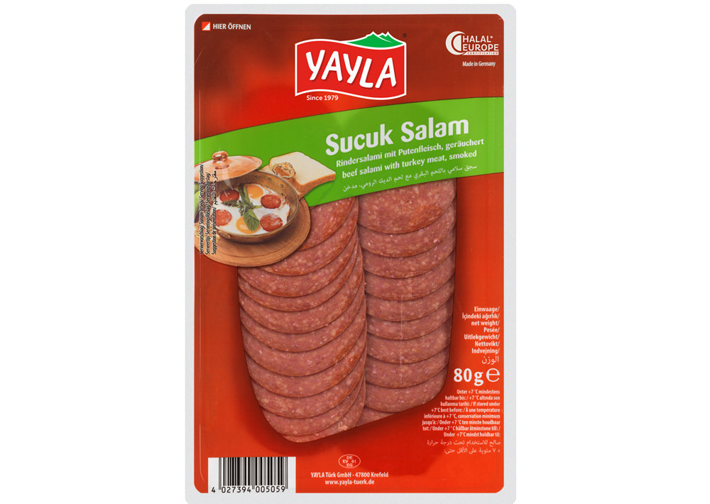 Yayla Rindersalami - Sucuk Salam 80g