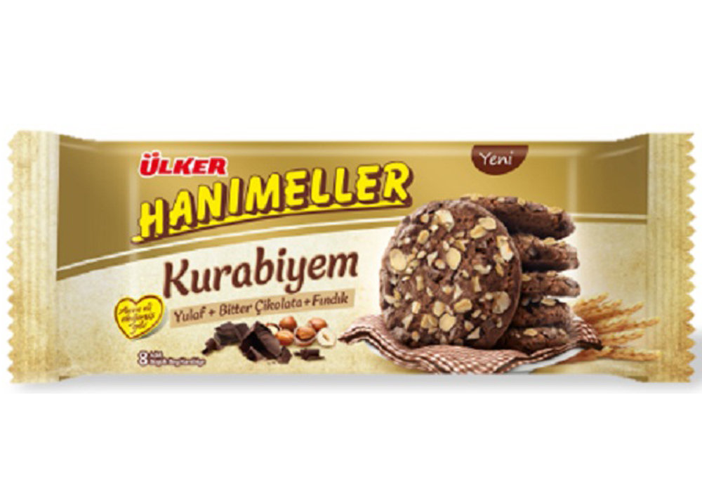 Ülker Hanimeller Kurabiyem Yulaf Bitter Cikolata Findik 180g