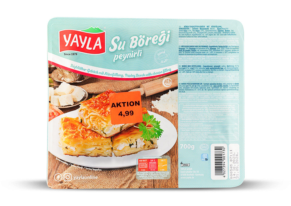Yayla - Su Böregi - Blätterteig Gericht mit Käse 700g