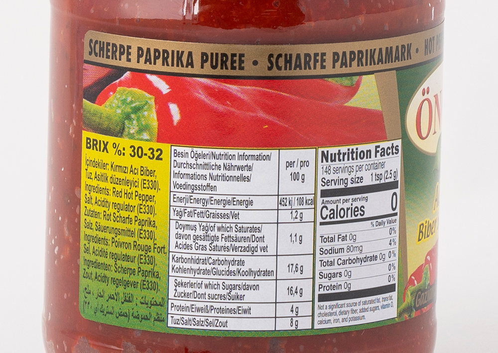 Öncü Paprikamark Scharf - Acı Biber Salçası 370g