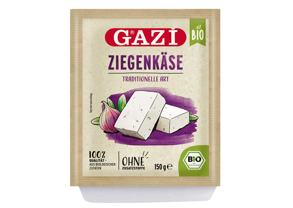 Gazi Bio Ziegenkäse 150g