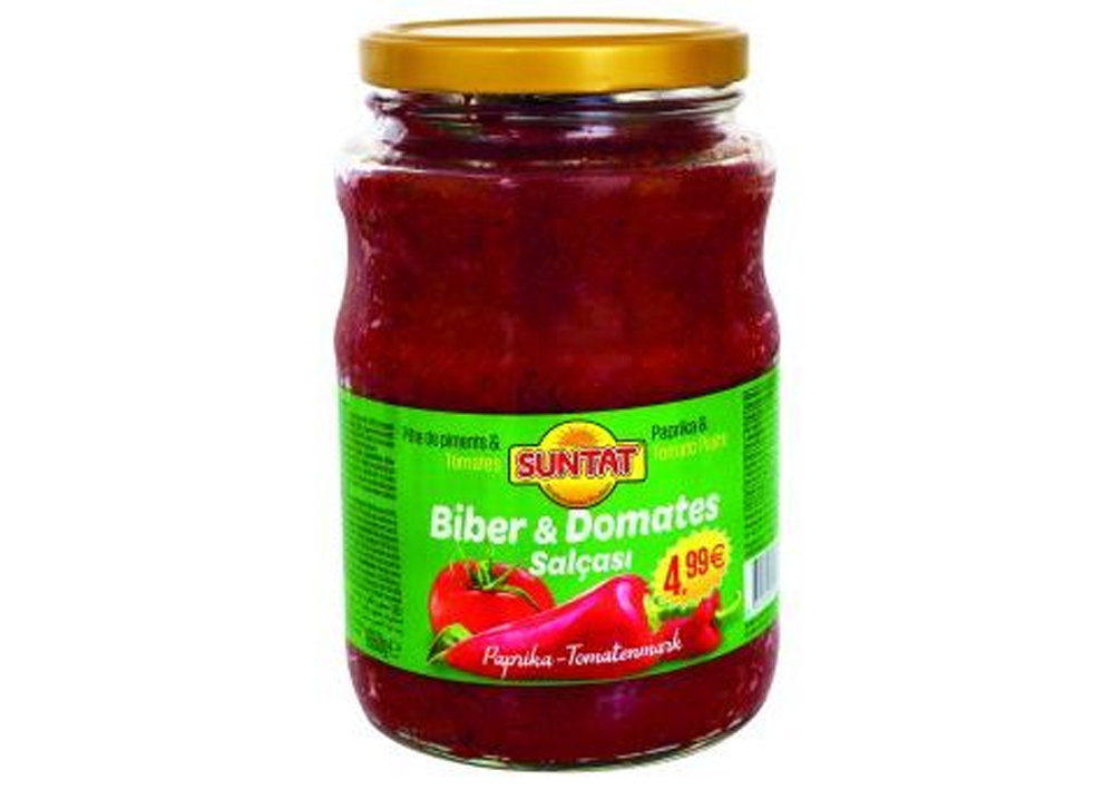 Suntat Tomaten-Paprikamark - Domates-Biber Salcasi Aktion 1700g