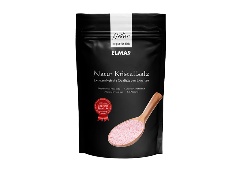Elmas Doğal Kristal Kaya Tuzu-Natur Kristallsalz 1000g