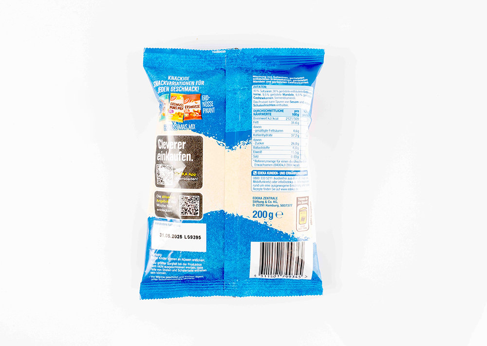 EDEKA Studentenfutter Snackige Mischung- Karışık Kuruyemiş 200 g