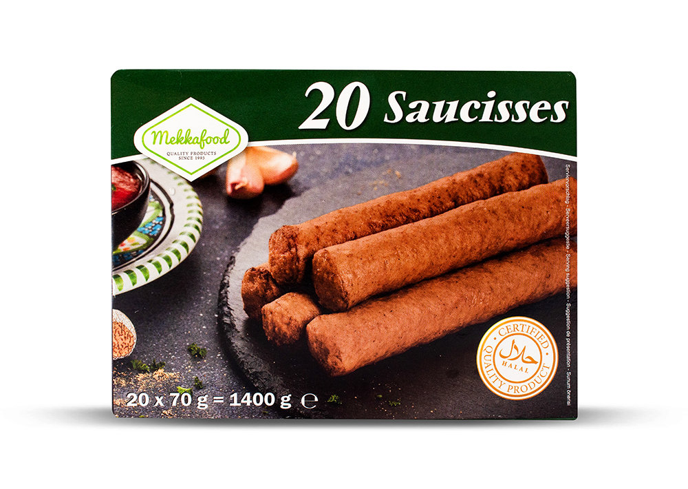 Mekkafood Tavuk Sosis - Hähnchenwurst 1400 g