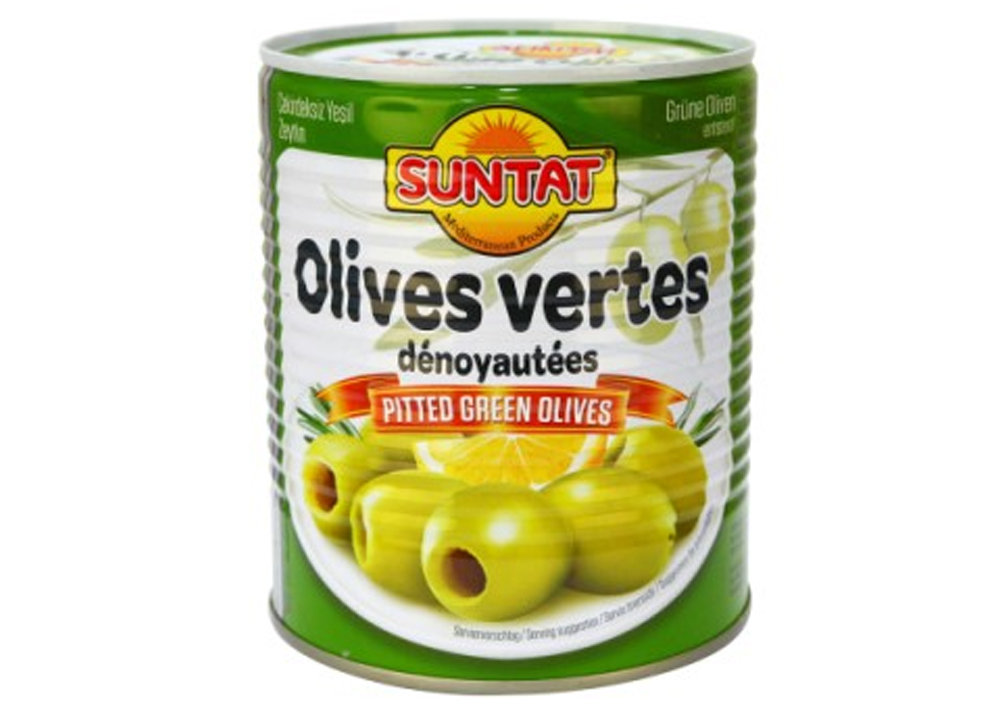 Suntat Grüne Oliven entsteint - Yesil Zeytin Cekirdeksiz 800g