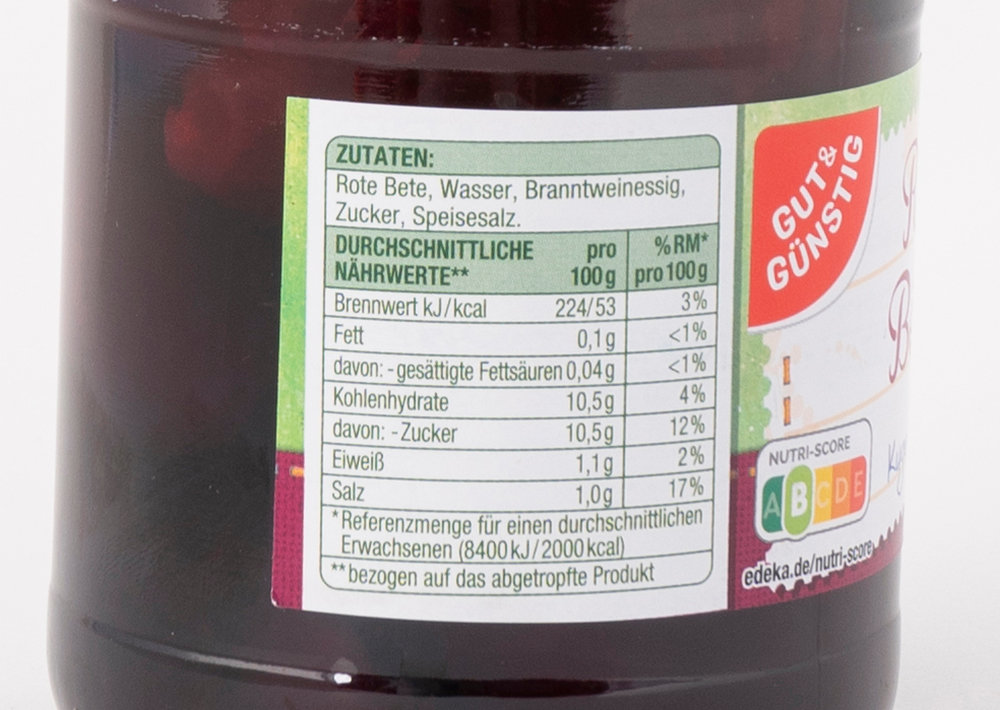 EDEKA Rote Bete Kugeln - Pancar Top 220g