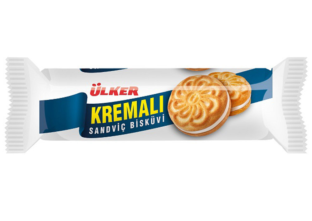 Ülker Kremalı Sade Sandvic Bisküvi 61g