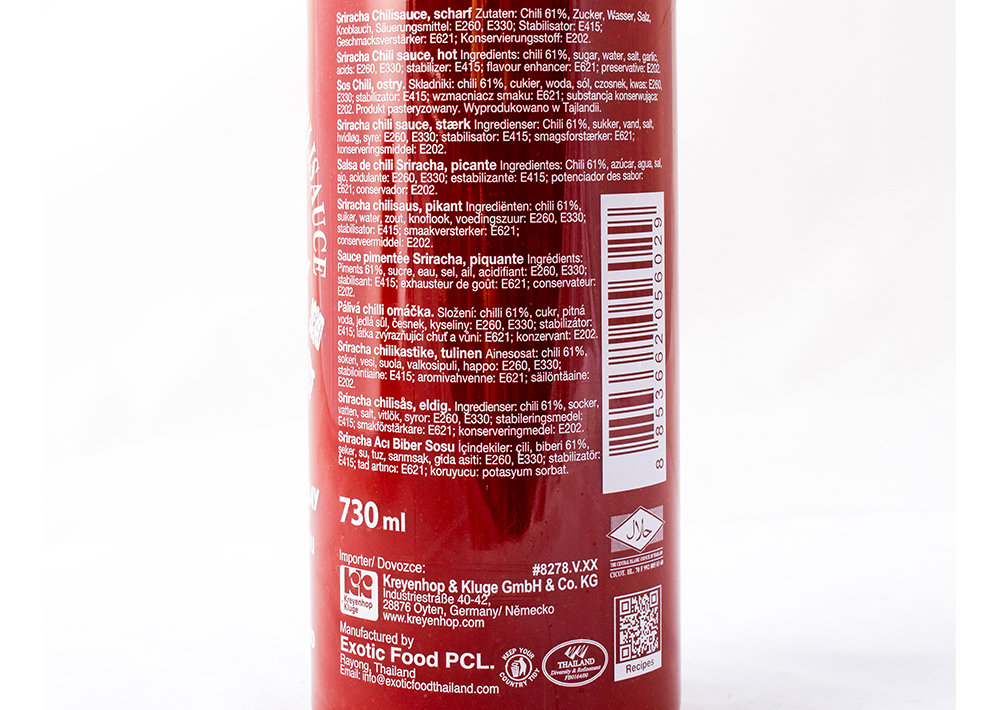 Flying Goose Sriracha Acı Biber Sosu - Scharfe Chilisauce 730g