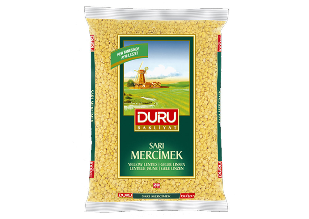 Duru Gelbe Linsen - Sarı Mercimek 1000g