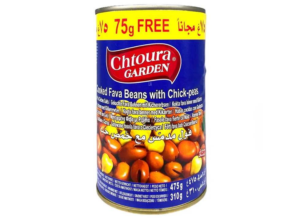Chtoura Garden Foul Medammas mit Nohut - Saubohnen mit Kichererbsen 310g