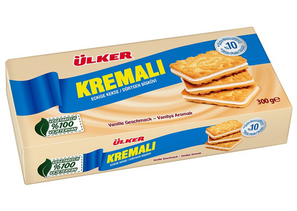 Ülker Kremali Vanilyali Bisküvi 300g