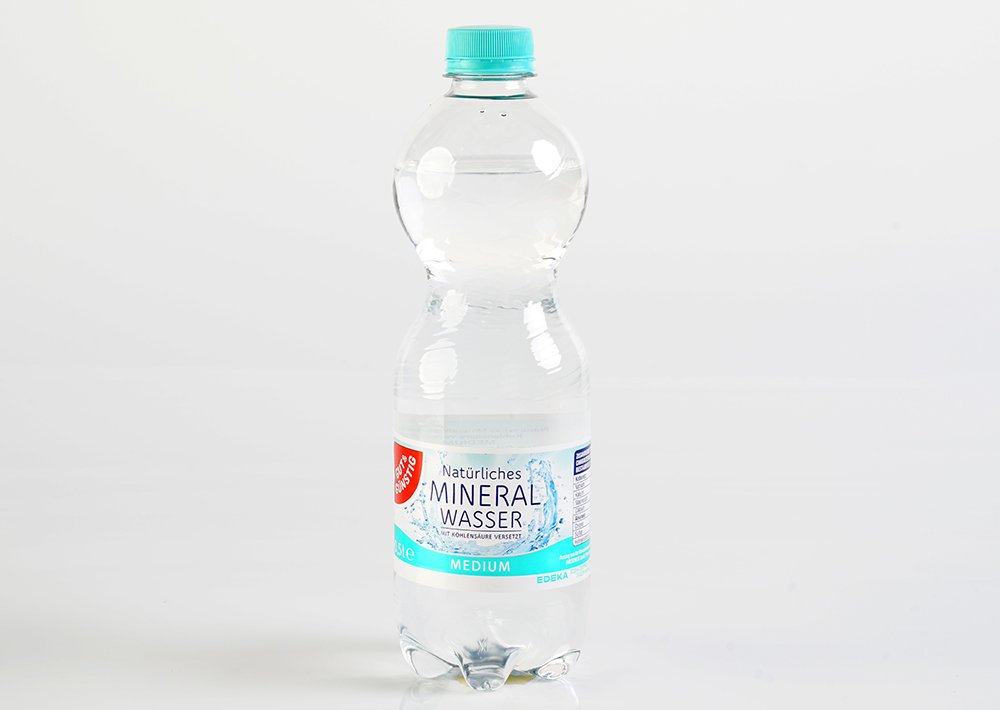 Gut & Günstig Natürliches Mineralwasser Medium - Doğal Maden Suyu 0,5l