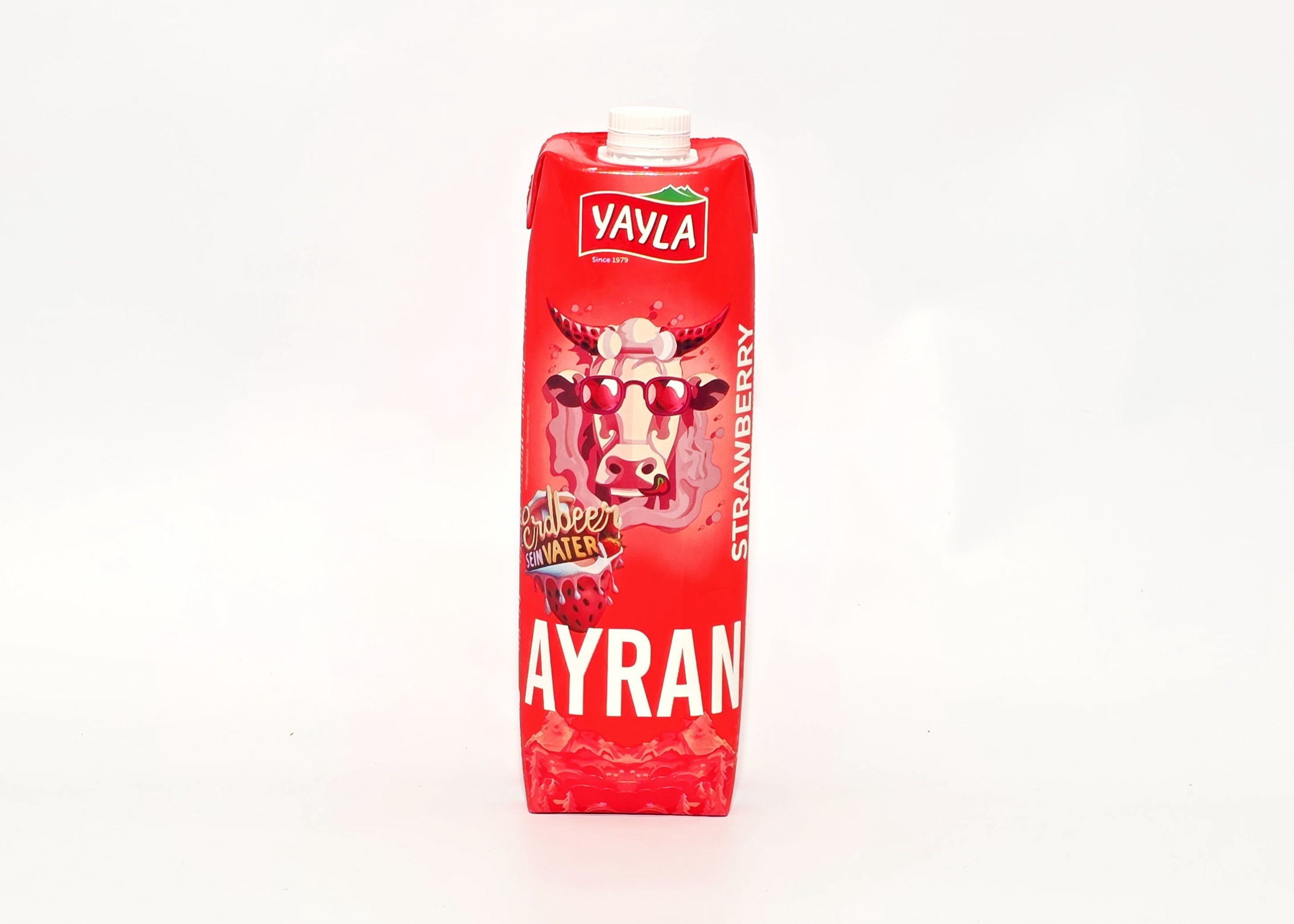 Yayla Ayran Erdbeere - Çilekli Ayran 1L