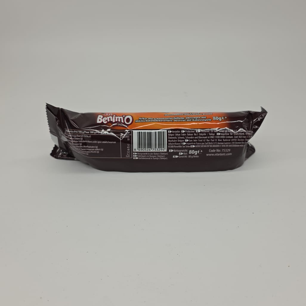 Eti Benim’o Keks mit Marshmallow und Kokos - Marshmallow ve Hindistan Cevizli Bisküvi 80g